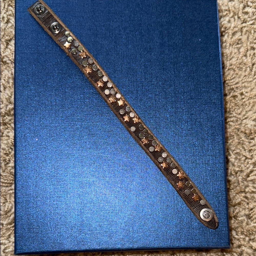 Studded Leather Bracelet